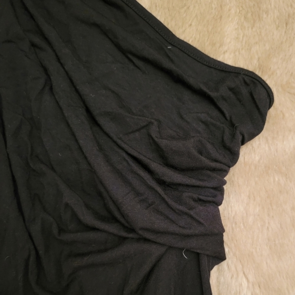 NEW tags Rick Owens asymmetrical ruched side slip dress - Picture 2 of 9
